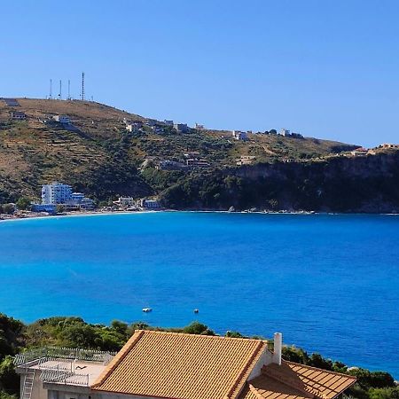 Villa Tato: Horizon Haven With Panoramic Sea Views In Himare. Exteriör bild