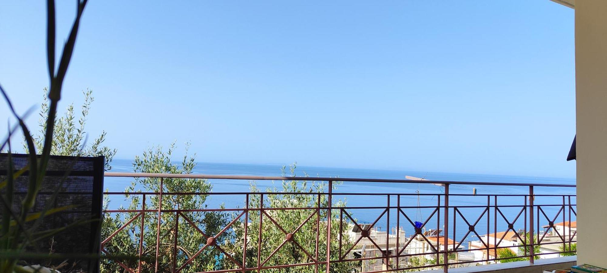 Villa Tato: Horizon Haven With Panoramic Sea Views In Himare. Exteriör bild